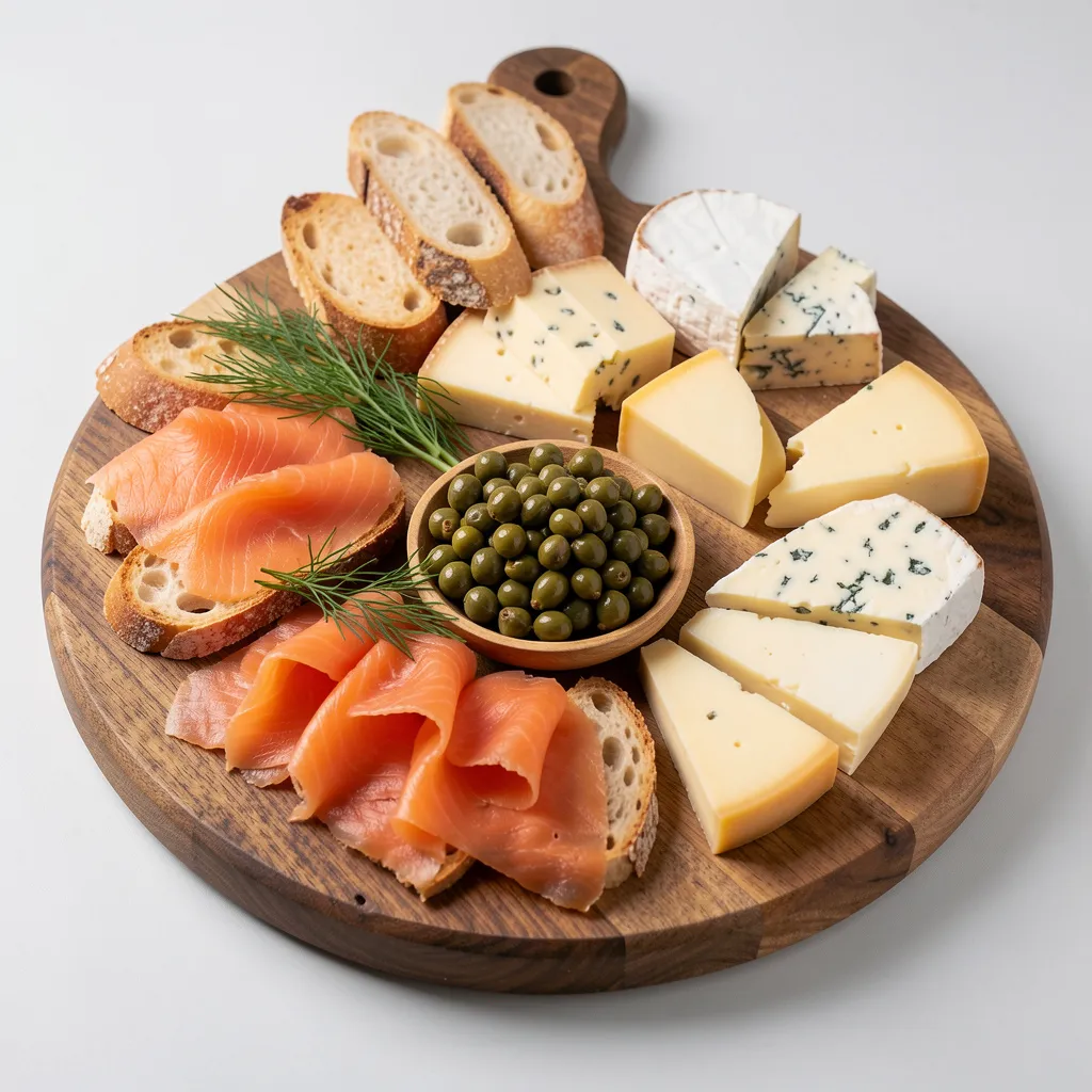 Charcuterie board presentation