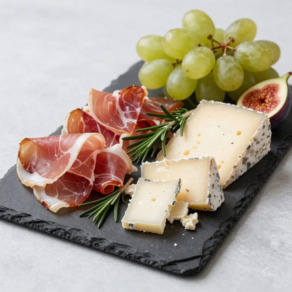 Natural lighting charcuterie photography